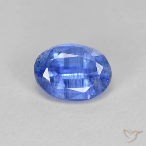 1.24ct Naturale Bambina blu Cianite, Ovale, SI