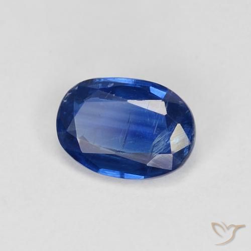 Cianite Blu navy naturale da 1.02 ct, Ovale, VS-SI