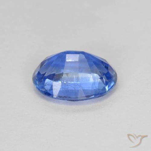 Cianite naturale blu da 1,60 ct, taglio ovale, VS-SI
