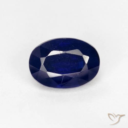 1.12ct Naturale Blu molto profondo Cianite, Ovale, VS-SI