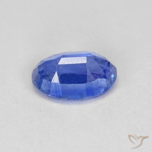 Cianite Blu scuro naturale da 1.14 ct, Ovale, VS-SI