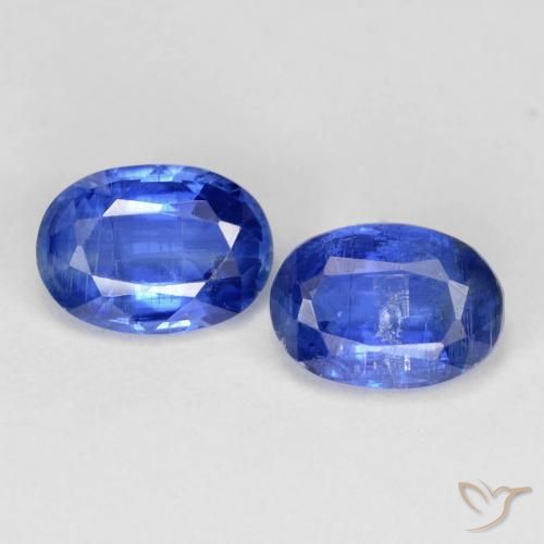 1.93ctw Naturale Blu navy Cianite, Ovale, SI