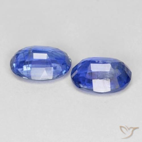 Gemme di Cianite Blu navy naturale da 1.93 ct, Ovale, SI