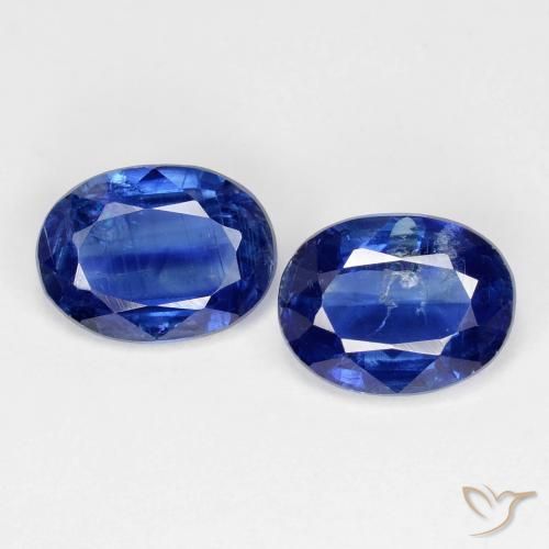 Cianite naturale blu da 2,93 ct, taglio ovale, SI