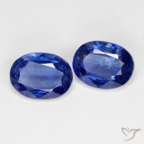 Cianite naturale blu da 2,93 ct, taglio ovale, SI
