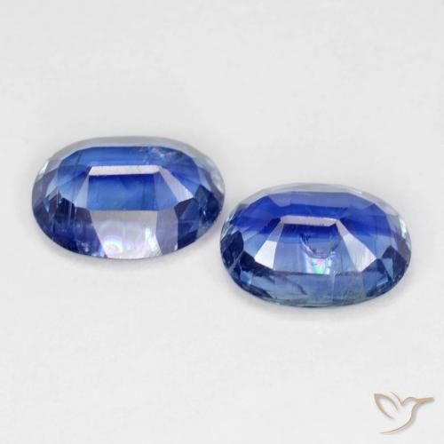 Cianite naturale blu da 2,93 ct, taglio ovale, SI