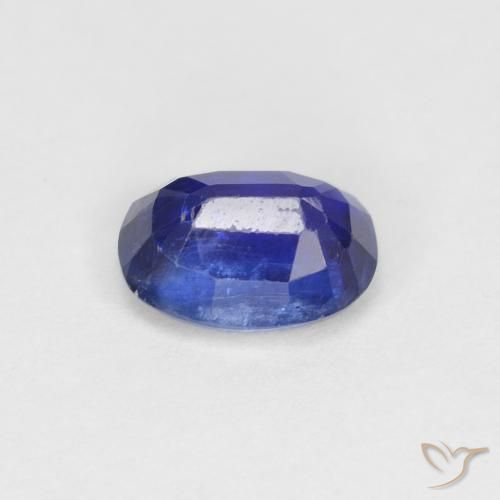 Cianite Blu scuro naturale da 1.30 ct, Ovale, VS-SI