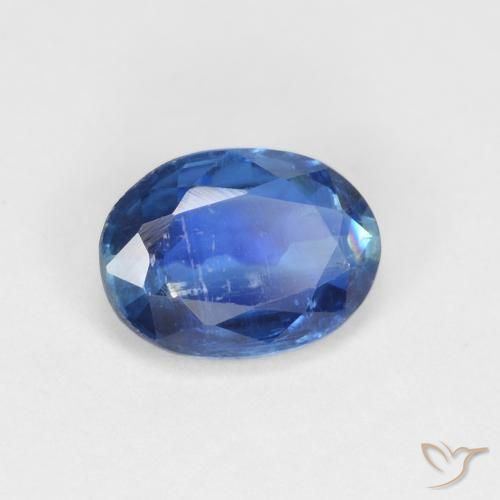 Cianite Blu navy naturale da 1.45 ct, Ovale, VS-SI