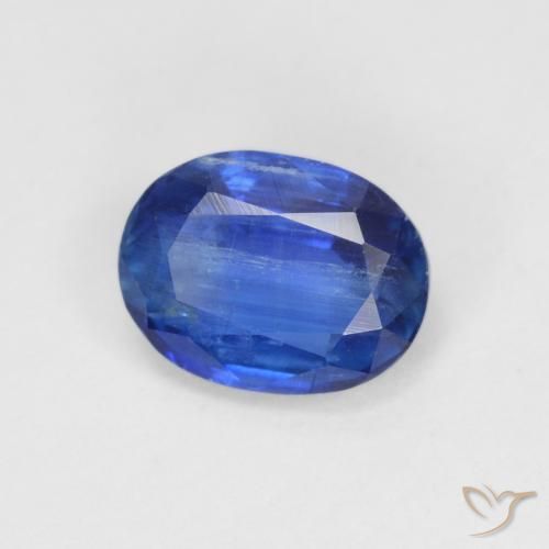 Cianite Blu scuro naturale da 1.69 ct, Ovale, VS-SI