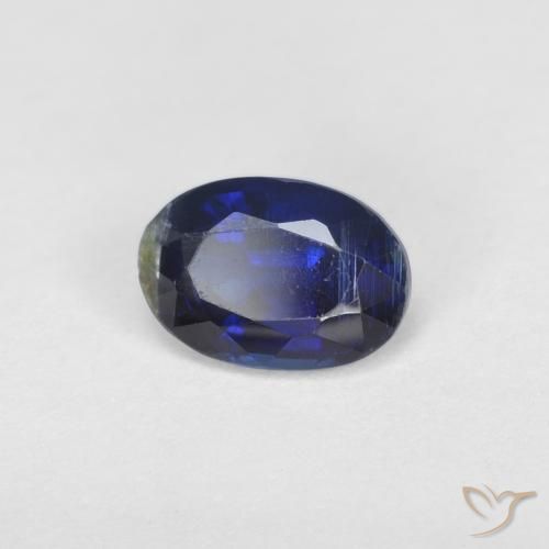 Cianite Blu molto profondo naturale da 0.99 ct, Ovale, VS-SI