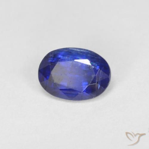 Cianite Blu scuro naturale da 0.97 ct, Ovale, VS-SI