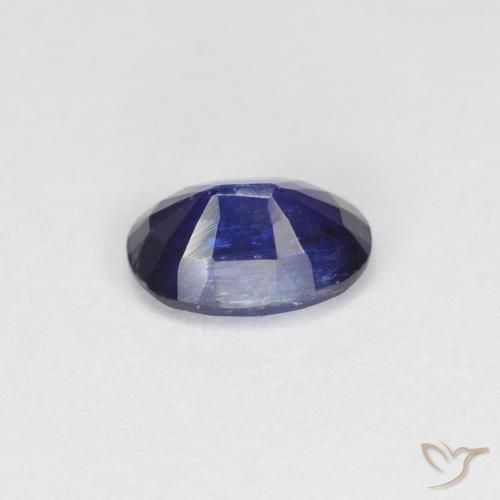 Cianite Blu scuro naturale da 0.97 ct, Ovale, VS-SI