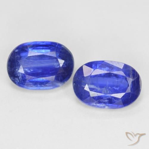 Cianite naturale blu da 2,01 ct, taglio ovale, SI