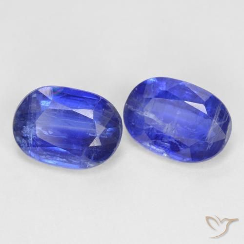 Cianite naturale blu da 2,01 ct, taglio ovale, SI