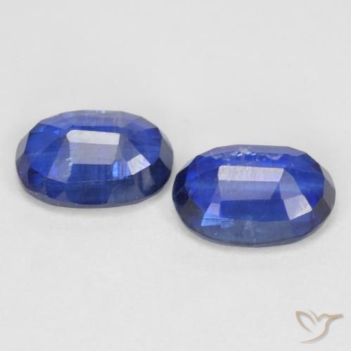Gemme di Cianite Blu navy naturale da 2.11 ct, Ovale, SI