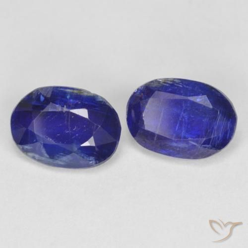 Gemme di Cianite Blu Navy Intenso naturale da 2.02 ct, Ovale, SI