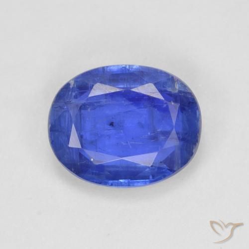 Cianite Blu acceso naturale da 3.08 ct, Taglio ovale, SI