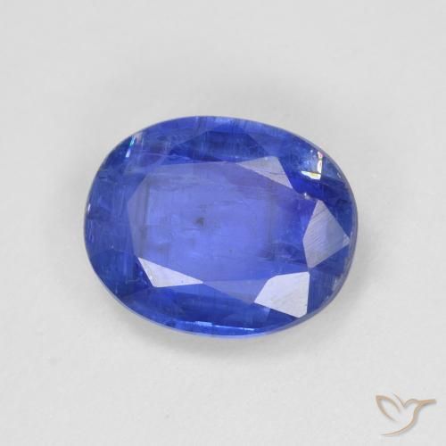 Cianite Blu acceso naturale da 3.08 ct, Taglio ovale, SI