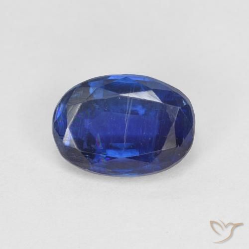 Cianite Blu navy naturale da 1.06 ct, Ovale, VS