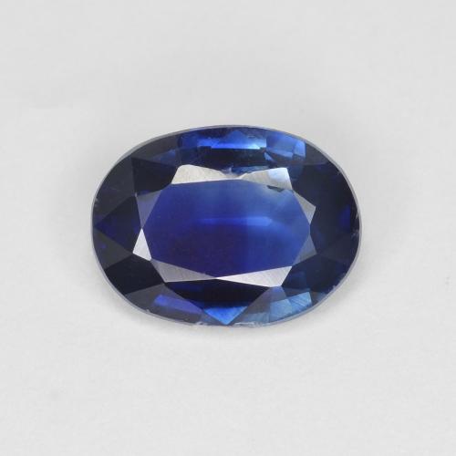 Cianite naturale blu da 1,36 ct, taglio ovale, VS