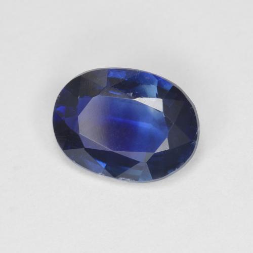 Cianite naturale blu da 1,36 ct, taglio ovale, VS