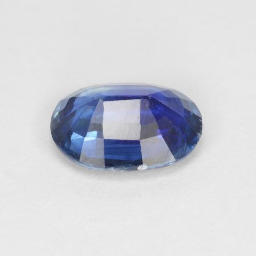 Cianite naturale blu da 1,36 ct, taglio ovale, VS