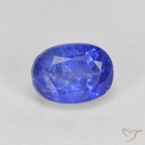 Cianite Blu acceso naturale da 1.64 ct, Ovale, SI