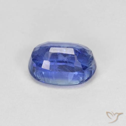 Cianite Blu scuro naturale da 1.44 ct, Ovale, SI