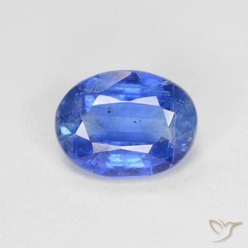 1.54ct Naturale Blu profondo azzurro Cianite, Ovale, VS-SI