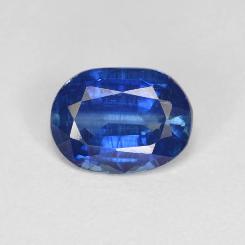 Cianite Blu navy naturale da 1.41 ct, Taglio ovale, VS-SI