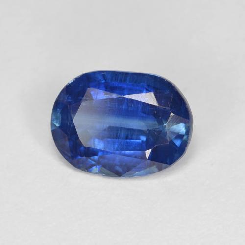 Cianite Blu navy naturale da 1.41 ct, Taglio ovale, VS-SI