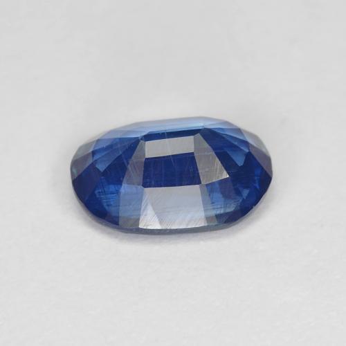 Cianite Blu navy naturale da 1.41 ct, Taglio ovale, VS-SI