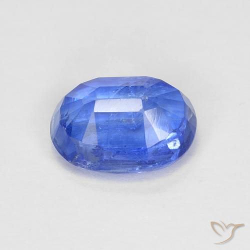 Cianite Blu profondo azzurro naturale da 1.81 ct, Ovale, VS-SI