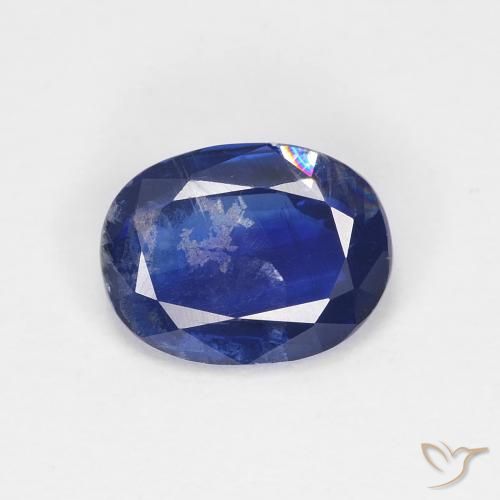 1.42ct Naturale Blu reale Cianite, Ovale, VS-SI