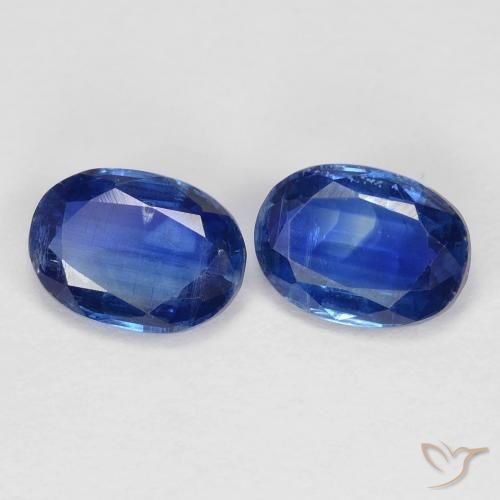 Gemme di Cianite Blu scuro naturale da 2.00 ct, Ovale, VS