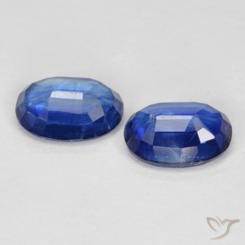 Gemme di Cianite Blu scuro naturale da 2.00 ct, Ovale, VS