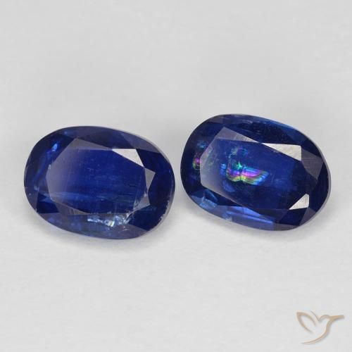 Gemme di Cianite Blu reale naturale da 2.17 ct, Ovale, VS