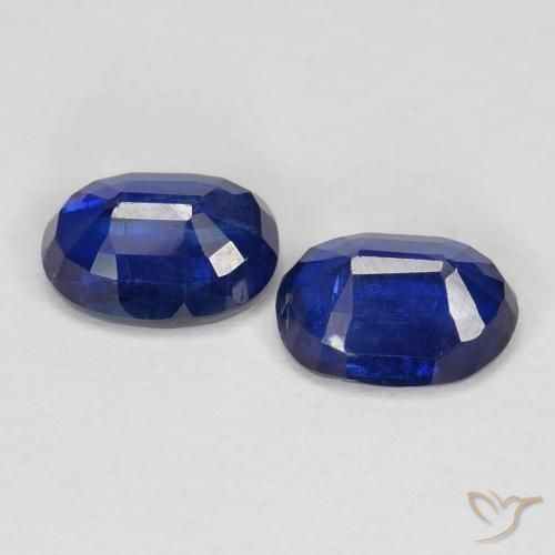 Gemme di Cianite Blu reale naturale da 2.17 ct, Ovale, VS