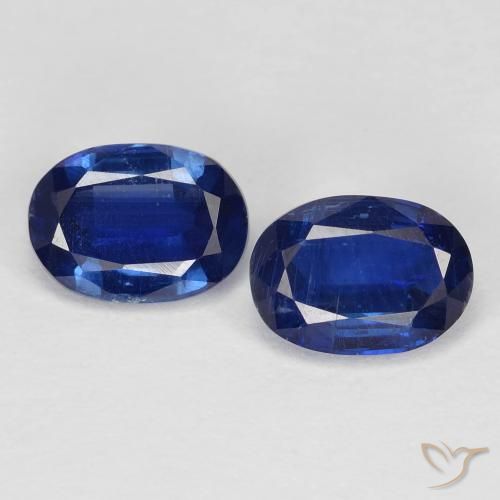 2.11ctw Naturale Blu reale Cianite, Ovale, VS