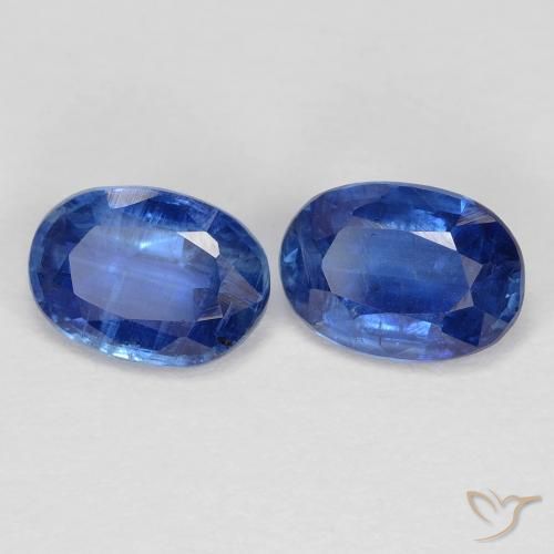 Gemme di Cianite Blu scuro naturale da 2.08 ct, Ovale, VS-SI