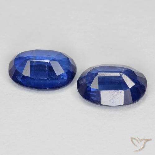Gemme di Cianite Blu scuro naturale da 2.08 ct, Ovale, VS-SI