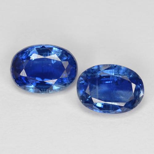 Gemme di Cianite Blu scuro naturale da 2.09 ct, Taglio ovale, VS-SI