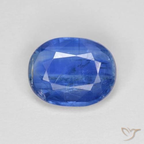 2.92ct Naturale Blu profondo azzurro Cianite, Ovale, VS-SI