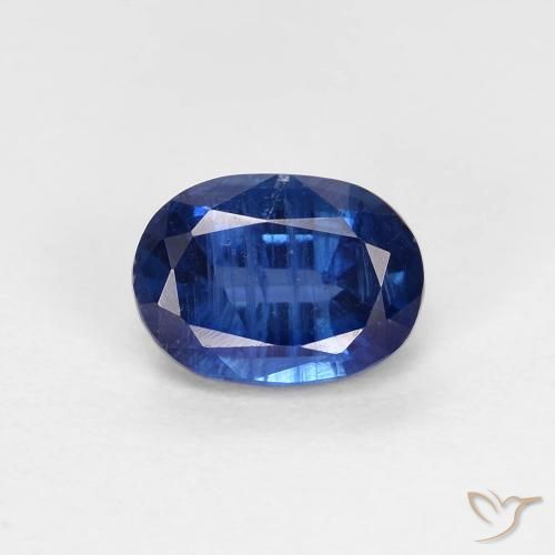 1.16ct Naturale Blu navy Cianite, Ovale, VS-SI