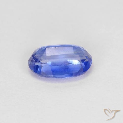 Cianite Blu profondo azzurro naturale da 0.91 ct, Ovale, SI