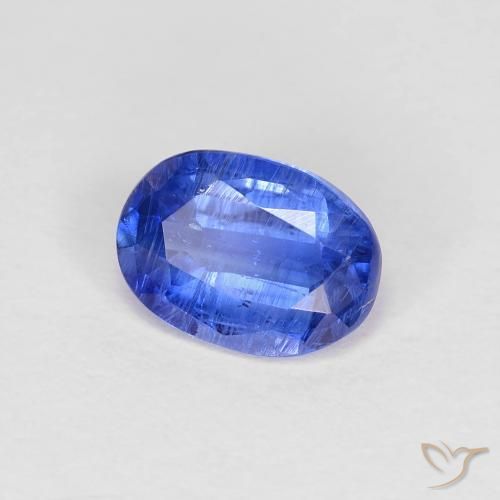 Cianite Blu profondo azzurro naturale da 0.97 ct, Ovale, SI