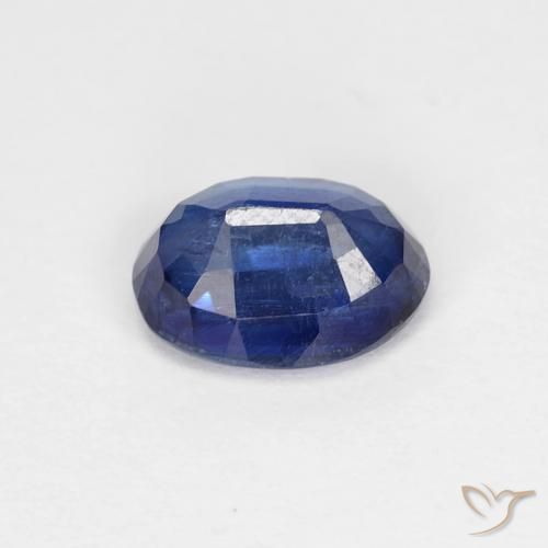 Cianite Blu navy naturale da 1.08 ct, Ovale, VS-SI