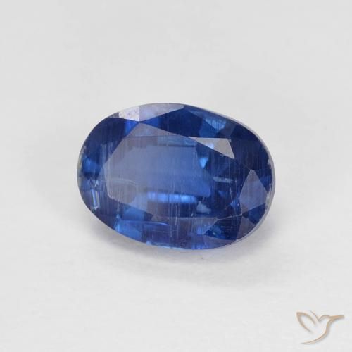 Cianite Blu navy naturale da 1.31 ct, Ovale, VS-SI