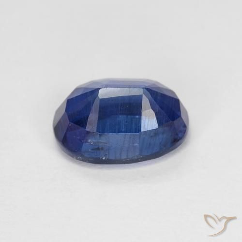 Cianite Blu navy naturale da 1.31 ct, Ovale, VS-SI