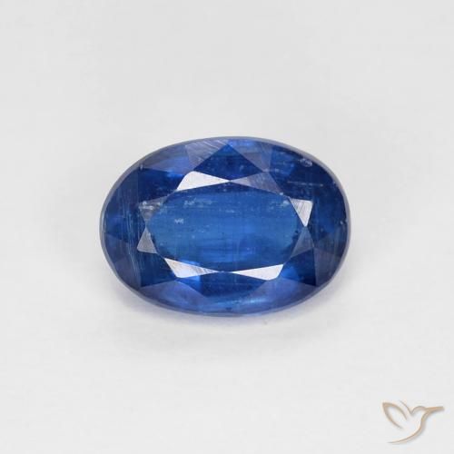1.01ct Naturale Blu navy Cianite, Ovale, VS-SI